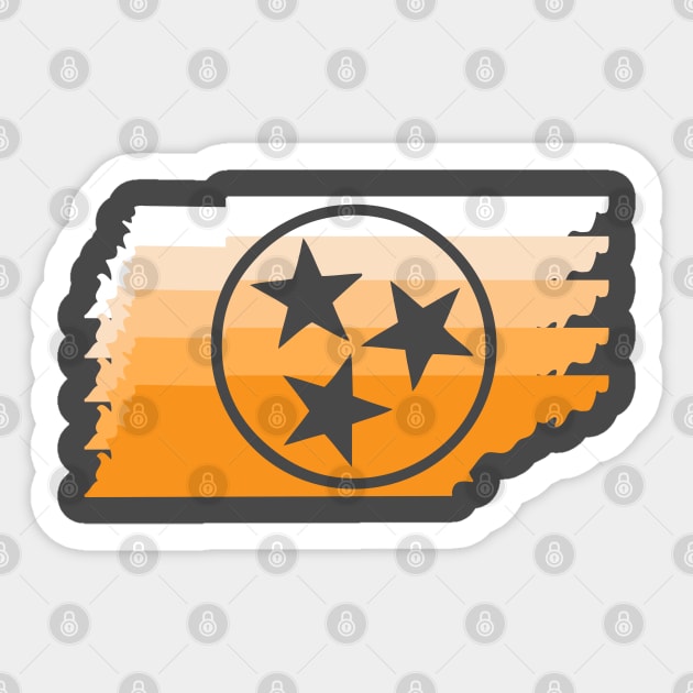 Tennessee Fade Sticker by DixonDesigns